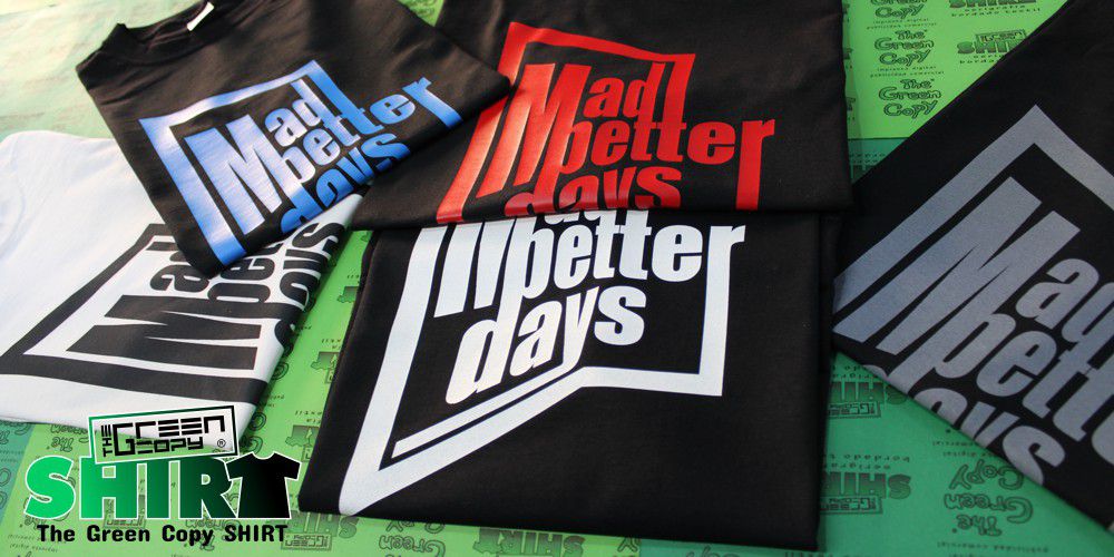 The Green Copy impresión de camisetas para campeonatos torneos Mad Better Days Serigrafía imprimir Villanueva de la Cañada MADRID