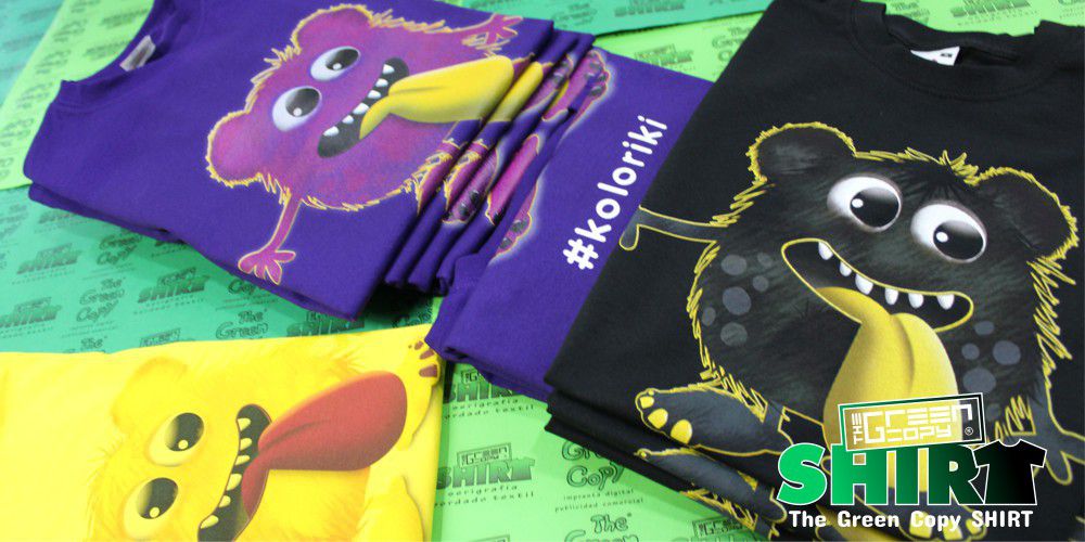 The Green Copy impresión de camisetas para campeonatos torneos Koloriki Serigrafía imprimir Villanueva de la Cañada MADRID